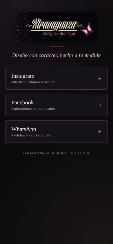 Tarjeta digital de Xtravaganza Designs Boutique